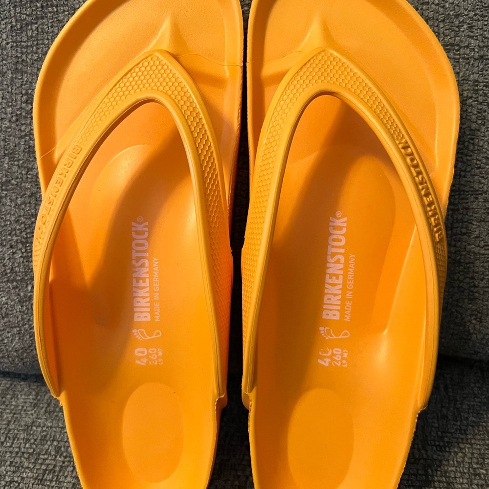 Women’s Birkenstock Vibrant Orange Sandals